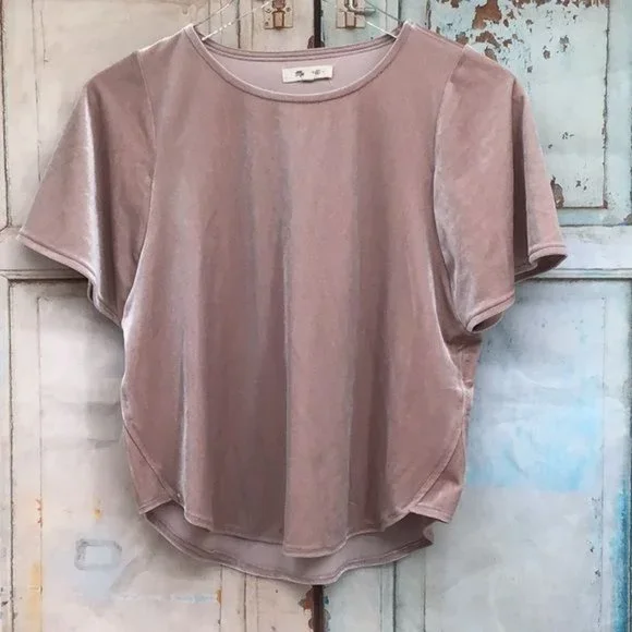 Madewell Crush Velvet Top XXS - Picture 5 of 11